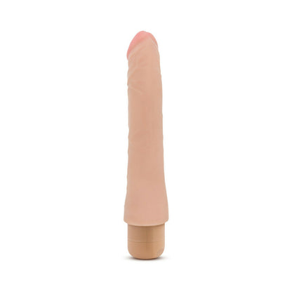 X5 PLUS MAMBO VIBE REALISTIC 9.25 IN. VIBRATING DILDO BEIGE