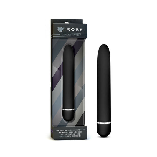 ROSE LUXURIATE CLASSIC SLIMLINE VIBRATOR BLACK