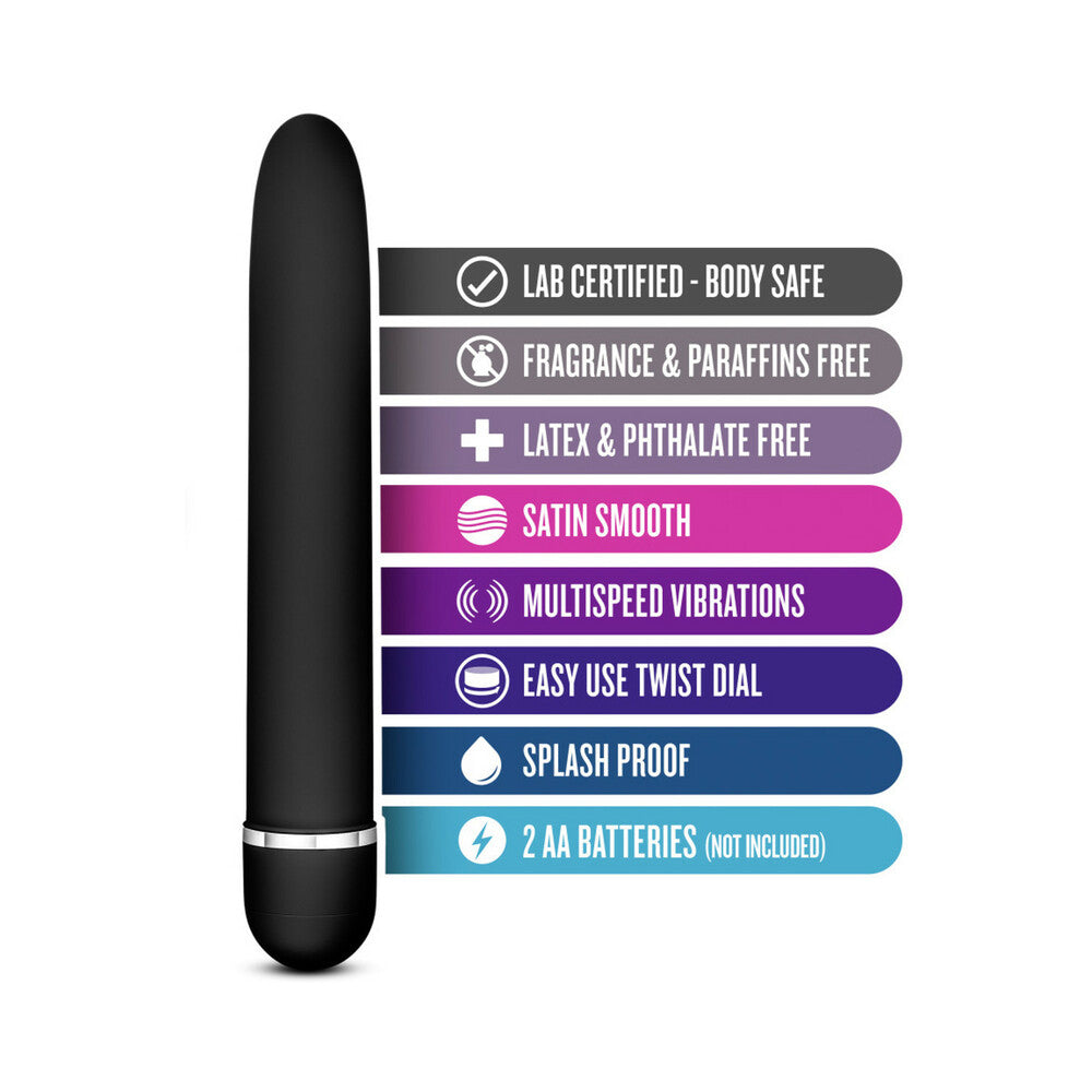 BLUSH - ROSE LUXURIATE CLASSIC SLIMLINE VIBRATOR