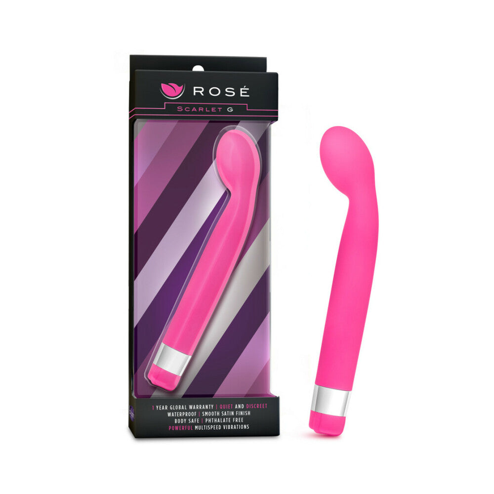 ROSE SCARLET G SLIMLINE G-SPOT VIBRATOR PINK