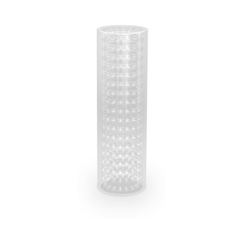 BLUSH - M FOR MEN STROKE SLEEVE REVERSIBLE STROKER CLEAR