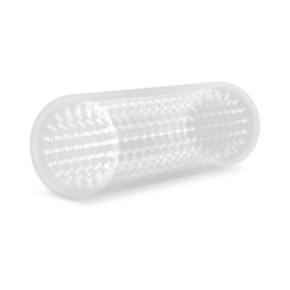 BLUSH - M FOR MEN STROKE SLEEVE REVERSIBLE STROKER CLEAR