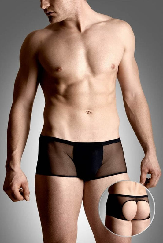SOFTLINE - MENS SHORTS 4493 - BLACK M/L