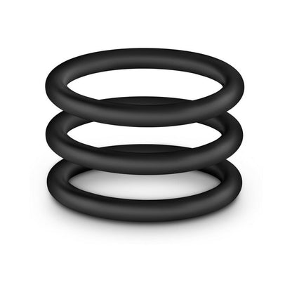 BLUSH - PERFORMANCE VS1 PURE PREMIUM SILICONE COCKRINGS 3 PACK MEDIUM