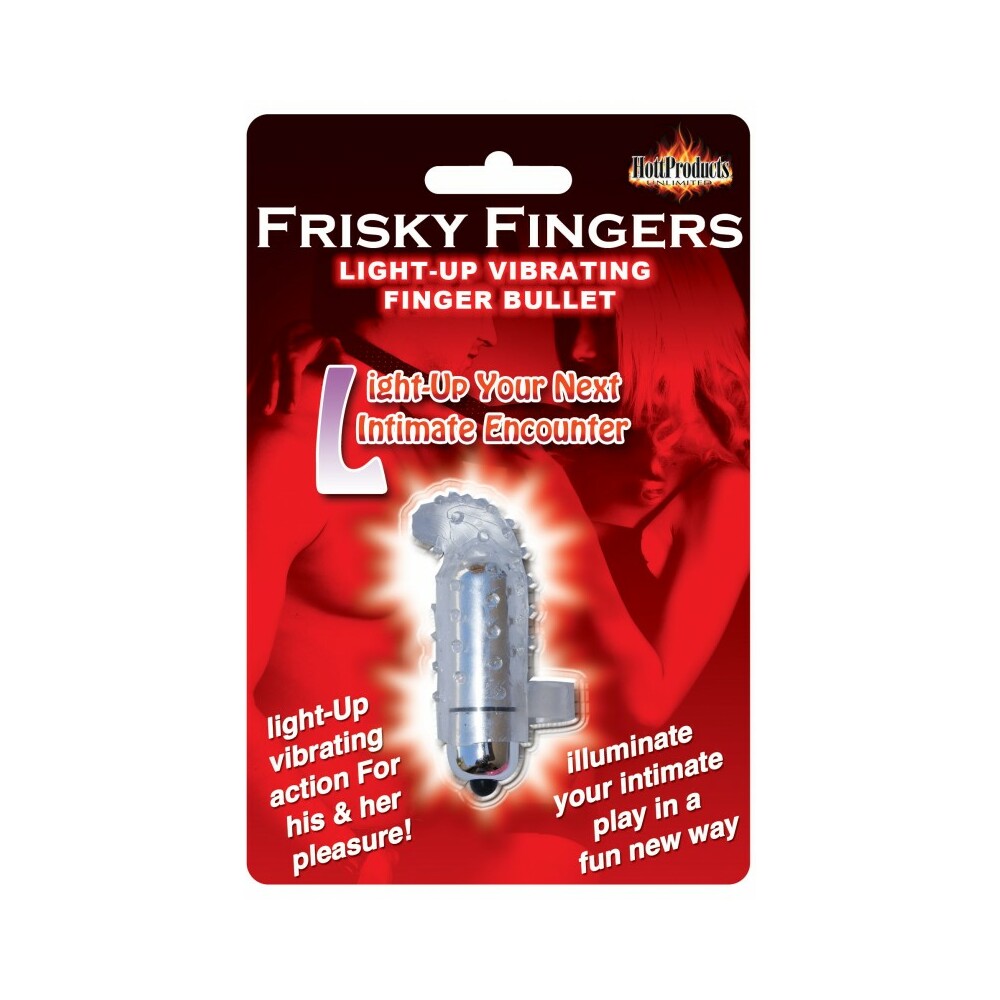 HOTT PRODUCTS - LIGHT UP FRISKY FINGER - CLEAR.