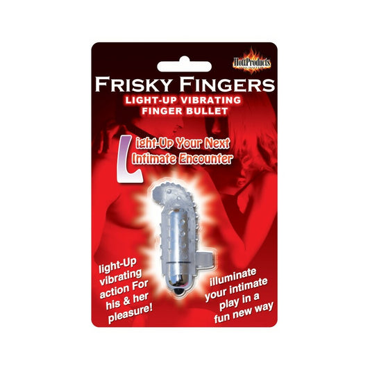 HOTT PRODUCTS - LIGHT UP FRISKY FINGER - CLEAR.