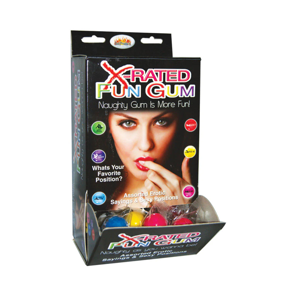 HOTT PRODUCTS - X-RATED FUN GUM WALL MOUNT DP (90PCS)
