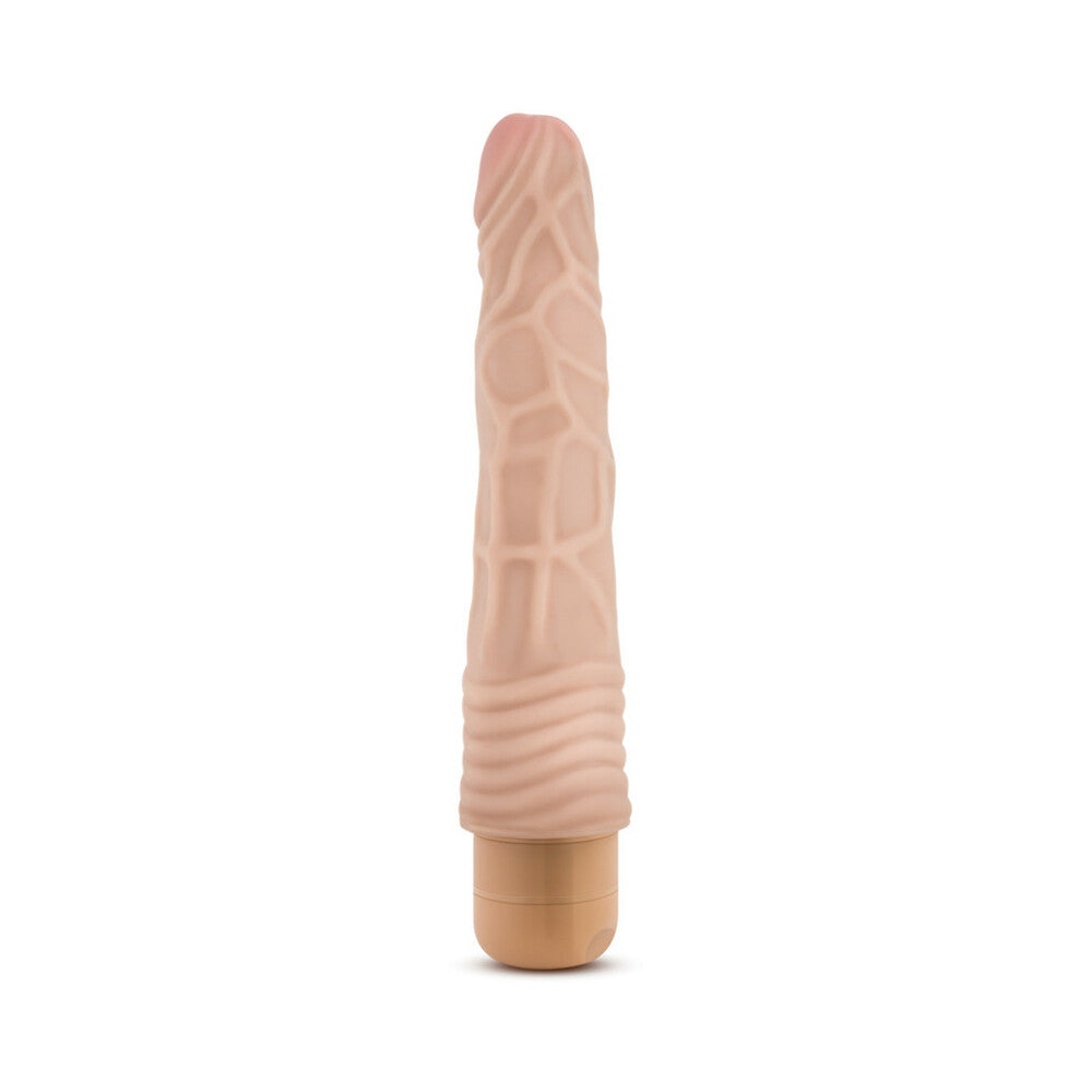 DR. SKIN VIBE 2 REALISTIC 9 IN. VIBRATING DILDO BEIGE