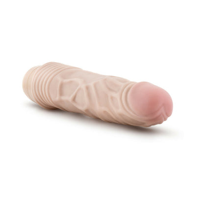DR. SKIN VIBE 2 REALISTIC 9 IN. VIBRATING DILDO BEIGE