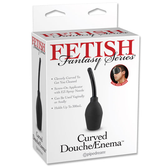 PIPEDREAM - FETISH FANTASY SERIES CURVED DOUCHE/ENEMA BLACK
