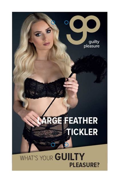GUILTY PLEASURE - GP LARGE FEATHER TICKLER BLACK