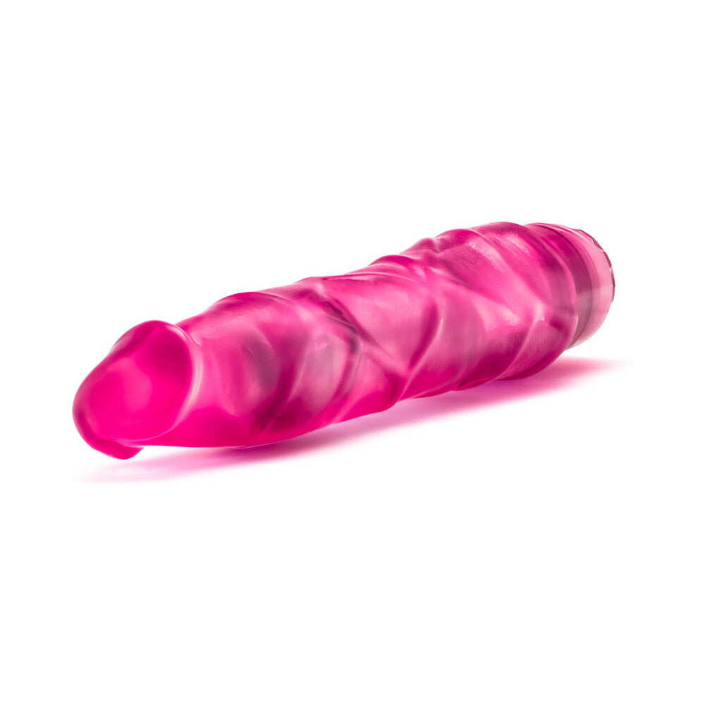 B YOURS VIBE 1 REALISTIC 9 IN. VIBRATING DILDO PINK