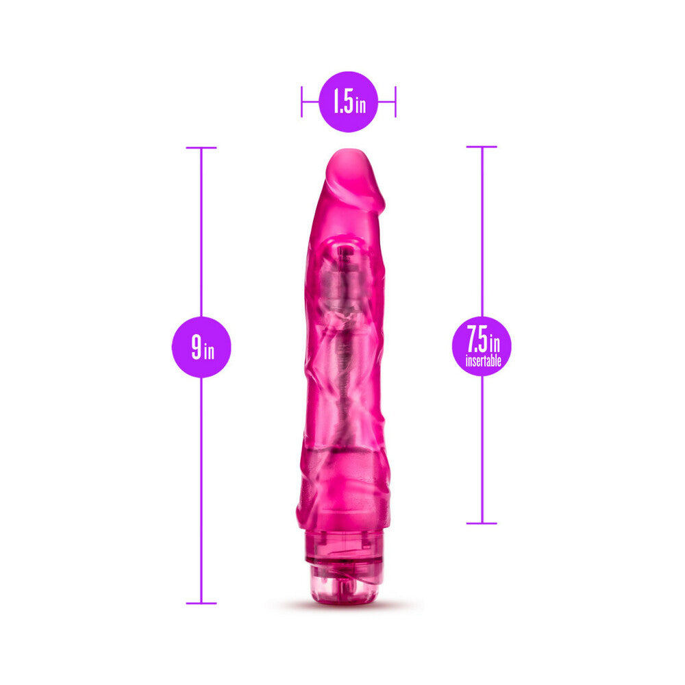 BLUSH - B YOURS VIBE 1 REALISTIC 9 IN. VIBRATING DILDO