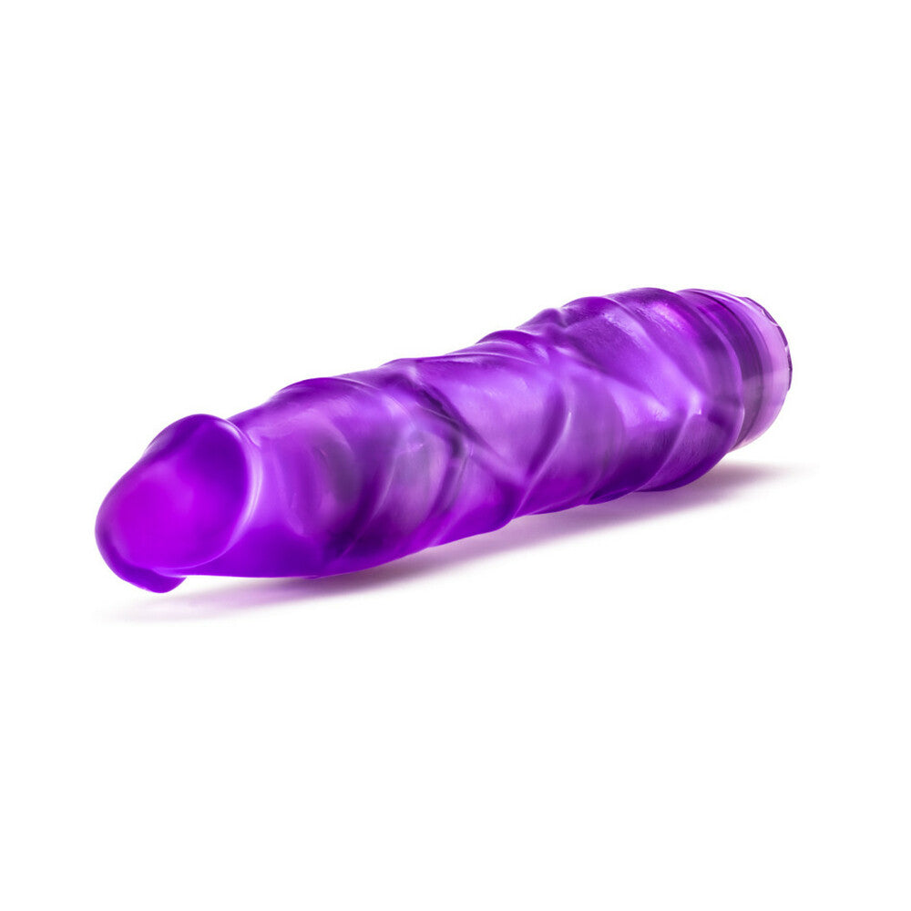 B YOURS VIBE 1 REALISTIC 9 IN. VIBRATING DILDO PURPLE