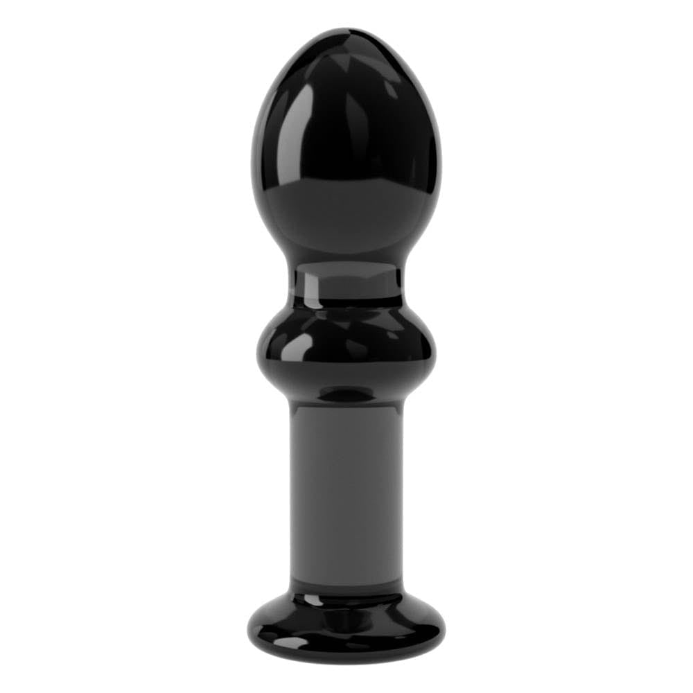 LOVETOY - 4.5" GLASS ROMANCE BLACK