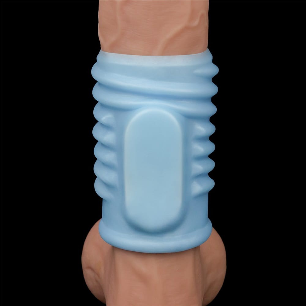 LOVETOY - VIBRATING SPIRAL KNIGHTS RING BLUE