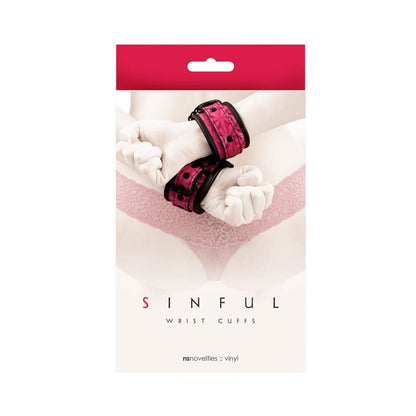 NS TOYS - SINFUL WRIST CUFFS PINK