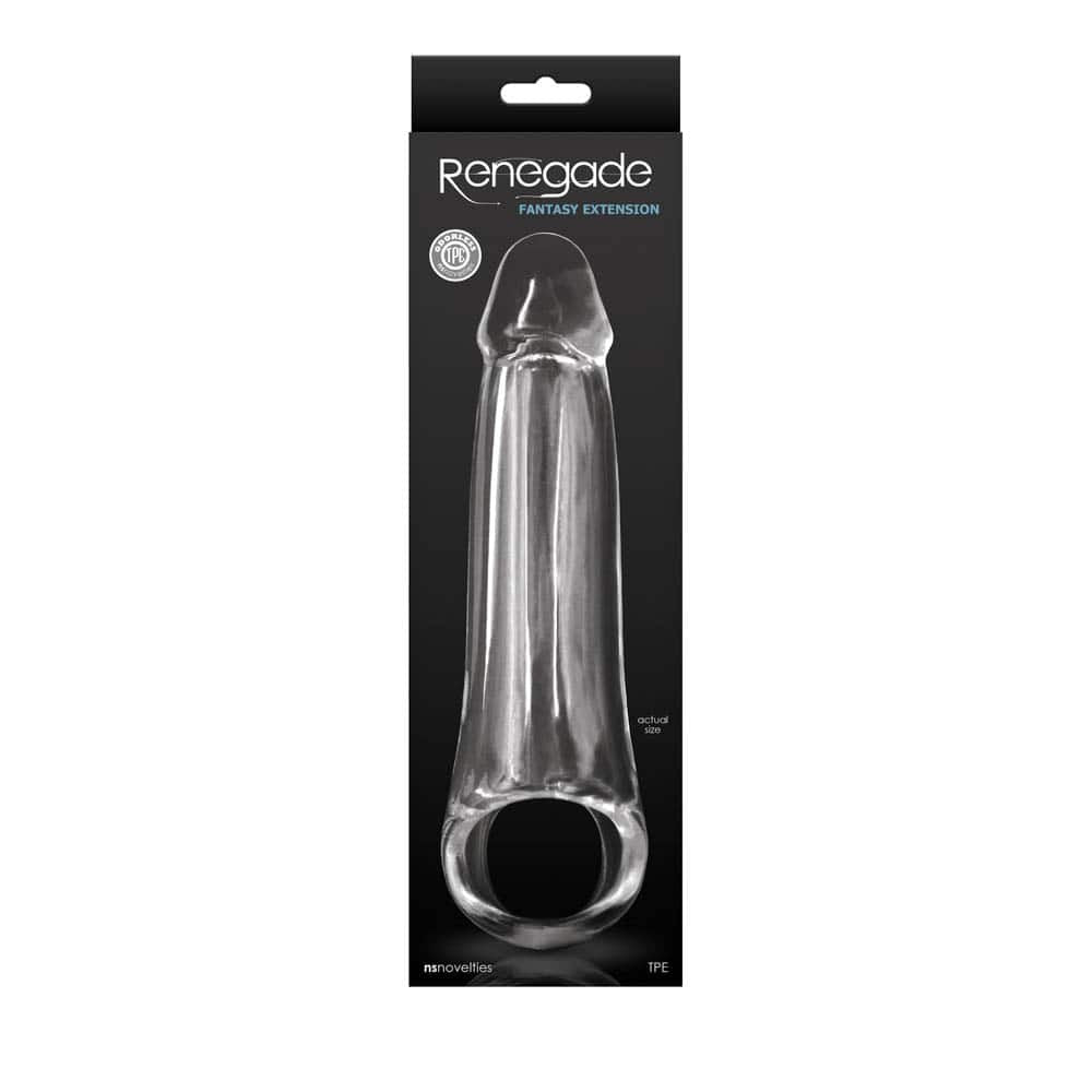 NS TOYS - RENEGADE - FANTASY EXTENSION - LG - CLEAR