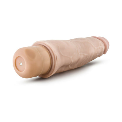 DR. SKIN VIBE 14 REALISTIC 8 IN. VIBRATING DILDO BEIGE
