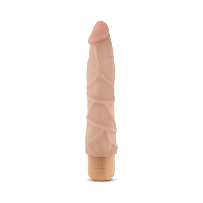 DR. SKIN VIBE 1 REALISTIC 9 IN. VIBRATING DILDO BEIGE