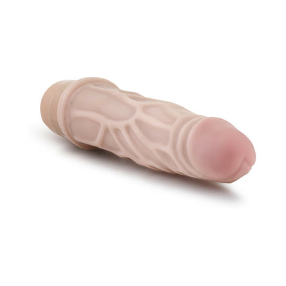 DR. SKIN VIBE 3 REALISTIC 7.25 IN. VIBRATING DILDO BEIGE