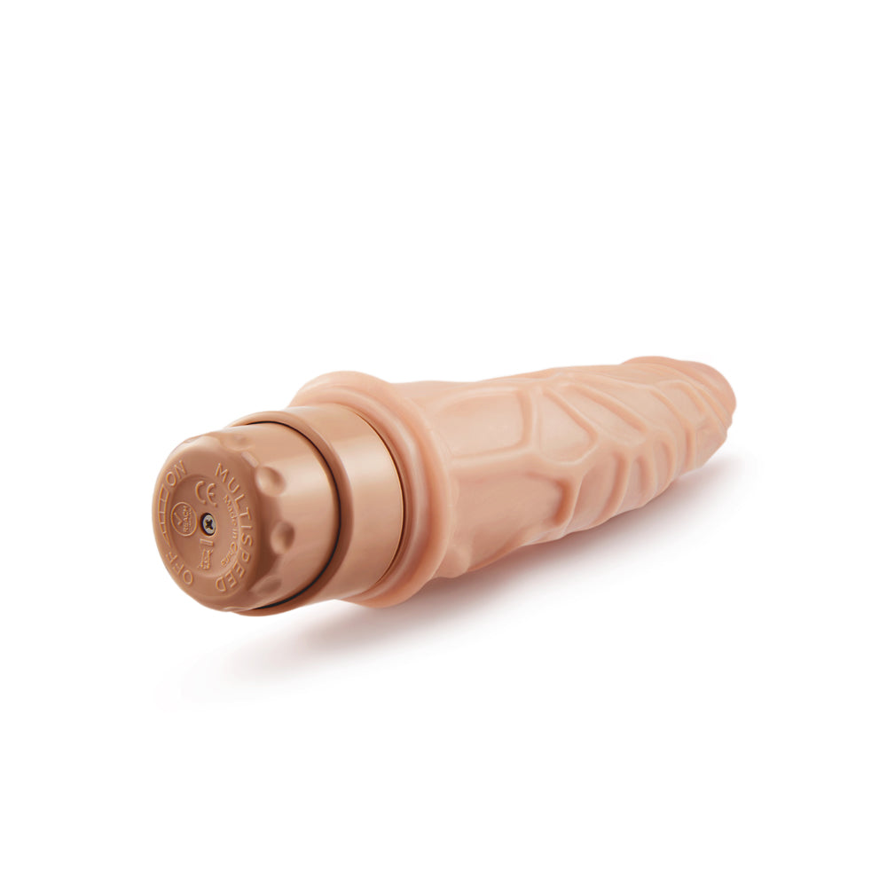 DR. SKIN COCK VIBE 3 REALISTIC 7.25 IN. VIBRATING DILDO BEIGE