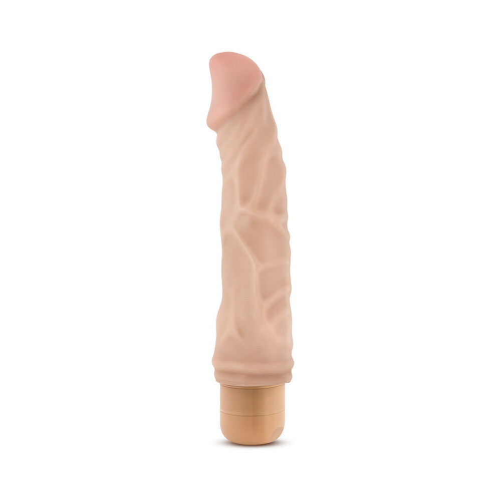 DR. SKIN VIBE 6 REALISTIC 8.75 IN. VIBRATING DILDO BEIGE