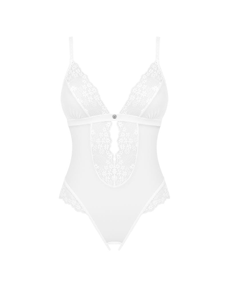 OBSESSIVE - HEAVENLLY CROTCHLESS TEDDY XS/S