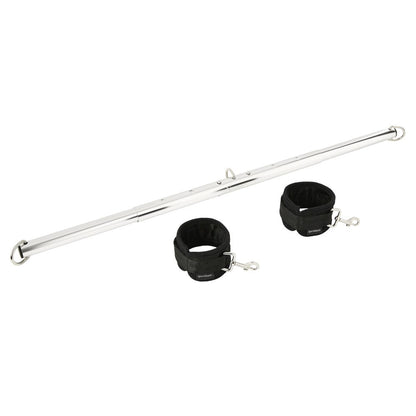 SPORTSHEETS - EXPANDABLE SPREADER BAR & CUFFS SET BLACK