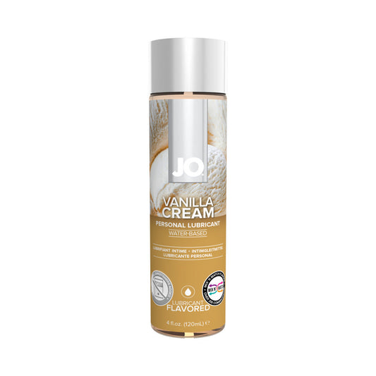 SYSTEM JO - JO H2O VANILLA CREAM FLAVORED WATER-BASED LUBRICANT 4 OZ.