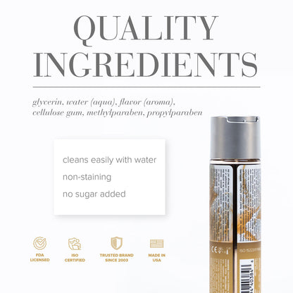 SYSTEM JO - JO H2O VANILLA CREAM FLAVORED WATER-BASED LUBRICANT 4 OZ.