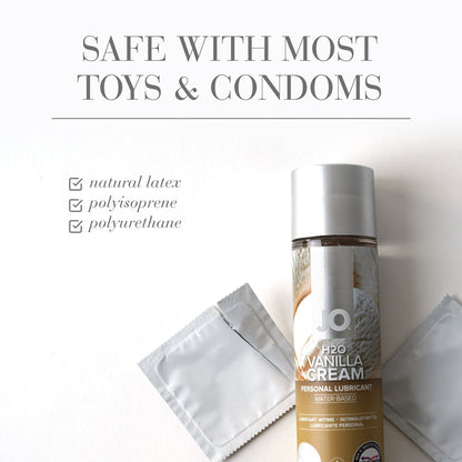 SYSTEM JO - JO H2O VANILLA CREAM FLAVORED WATER-BASED LUBRICANT 1 OZ.