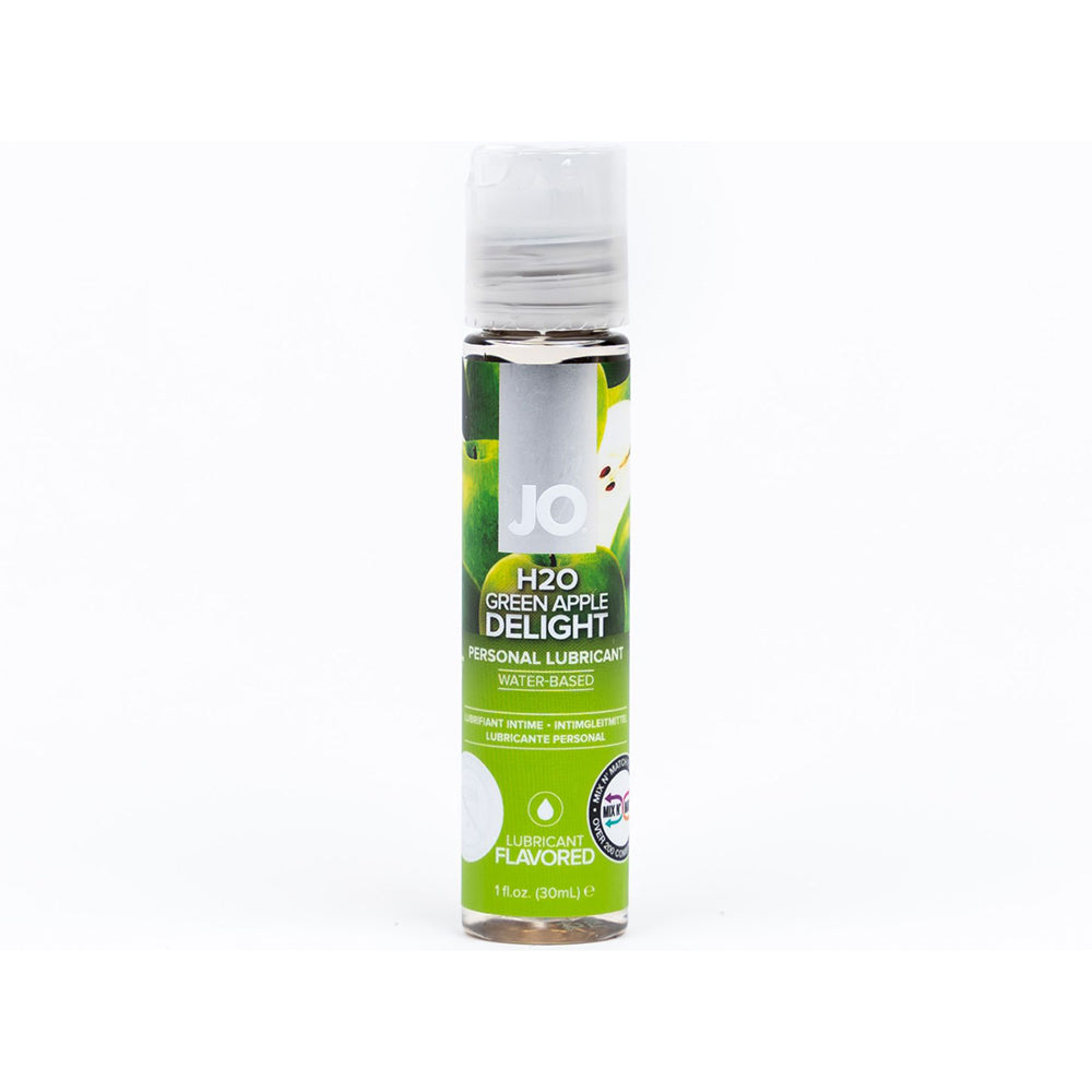 SYSTEM JO - JO H2O GREEN APPLE DELIGHT FLAVORED WATER-BASED LUBRICANT 1 OZ.