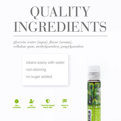SYSTEM JO - JO H2O GREEN APPLE DELIGHT FLAVORED WATER-BASED LUBRICANT 1 OZ.