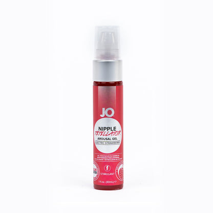 SYSTEM JO - JO NIPPLE TITILLATOR AROUSAL GEL STRAWBERRY 1 OZ.