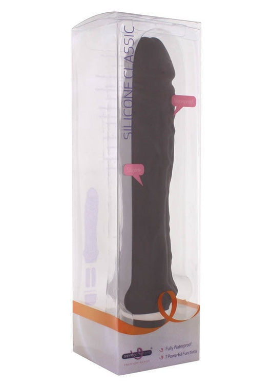 SEVEN CREATIONS - CLASSIC LARGE VIBRATOR BLACK