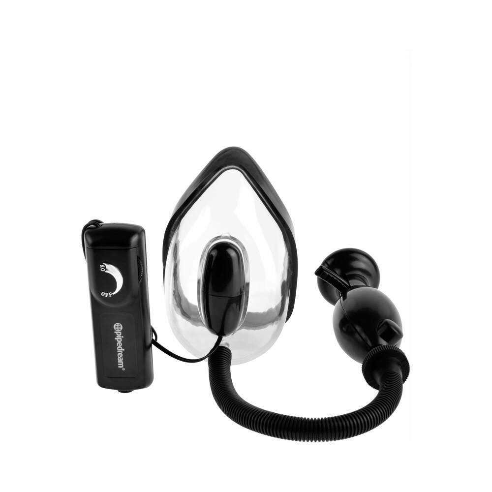 FETISH FANTASY EXTREME VIBRATING PUSSY PUMP CLEAR/BLACK