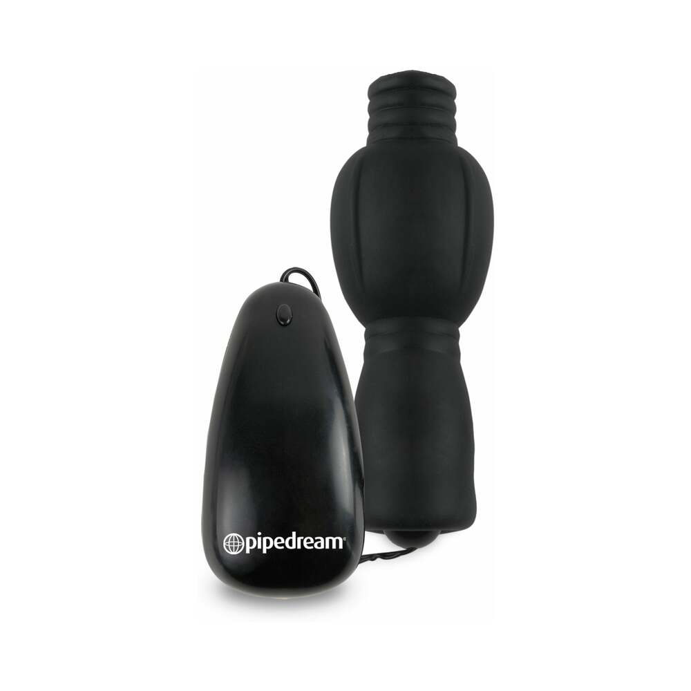 PIPEDREAM - SERIE DE FANTASÍA FETICHE VIBRADOR TEAZER PARA CABEZA MASAJISTA DE GLANDE NEGRO