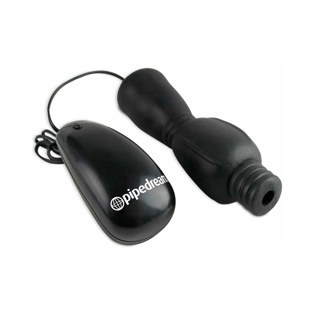 PIPEDREAM - SERIE DE FANTASÍA FETICHE VIBRADOR TEAZER PARA CABEZA MASAJISTA DE GLANDE NEGRO