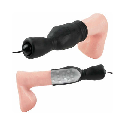 PIPEDREAM - SERIE DE FANTASÍA FETICHE VIBRADOR TEAZER PARA CABEZA MASAJISTA DE GLANDE NEGRO