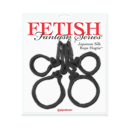 PIPEDREAM - FETISH FANTASY SERIES JAPANESE SILK ROPE HOGTIE BLACK