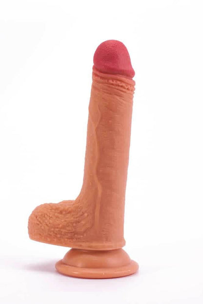 LOVETOY - 7" DUAL-LAYERED SILICONE NATURE COCK FLESH