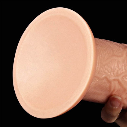 LOVETOY - 11'' REALISTIC LONG VIBRATING DILDO FLESH
