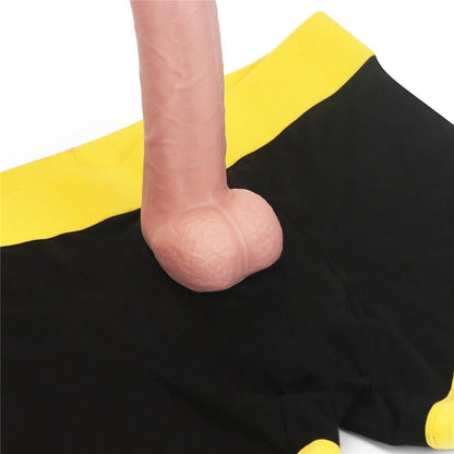 LOVETOY - HORNY STRAPON SHORTS XS/S (28 - 32 INCH WAIST)
