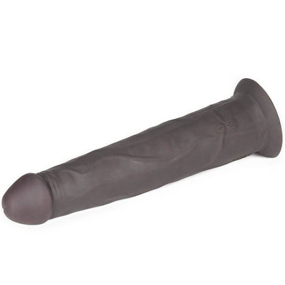 LOVETOY - 9'' DUAL LAYERED SILICONE ROTATOR BROWN