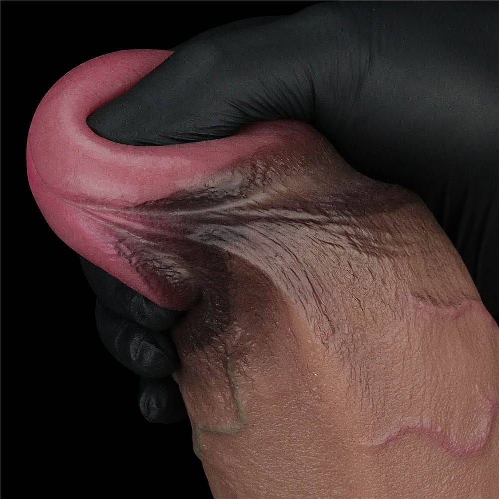 LOVETOY - 9.5'' DUAL LAYERED SILICONE COCK XXL