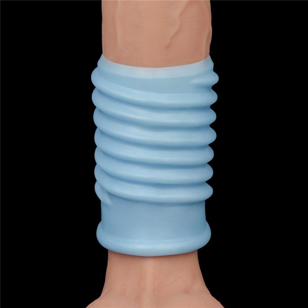 LOVETOY - VIBRATING SPIRAL KNIGHTS RING BLUE