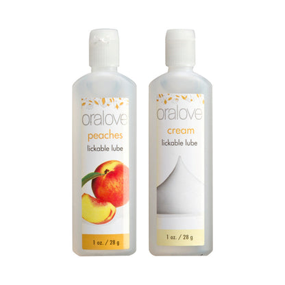 DOC JOHNSON - ORALOVE DELICIOUS DUO PEACHES AND CREAM