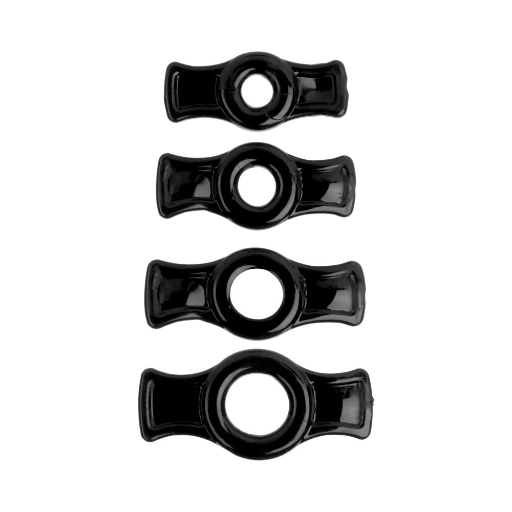 TITANMEN - COCK RING SET BLACK