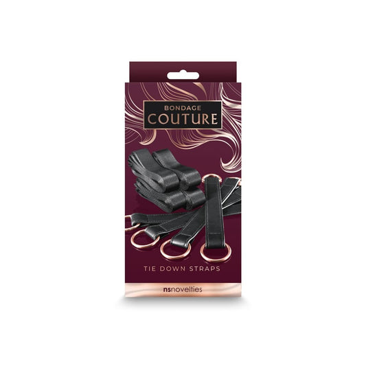 NS TOYS - BONDAGE COUTURE - TIE DOWN STRAPS - BLACK_B15O25_2